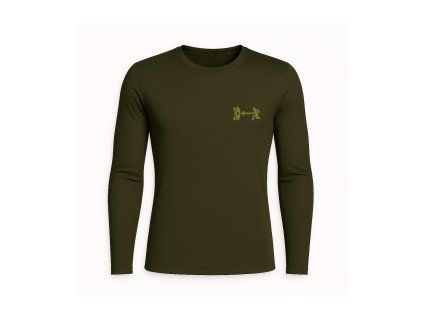 Elements Dermis L/S men lycra (Velikost S, Barva olive branch)