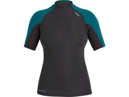 NRS Women’s HydroSkin 0.5 S/S Shirt model 2025 (Velikost S, Barva Graphite/Harbor)