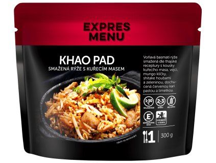EXPRES MENU Khao Pad - smažená rýže s kuřecím masem