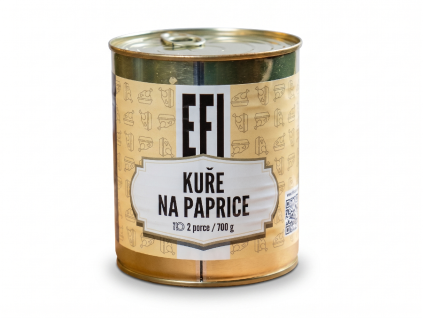 EFI Kuře na paprice 700g 2 porce (trvanlivost až 24 měsíců)