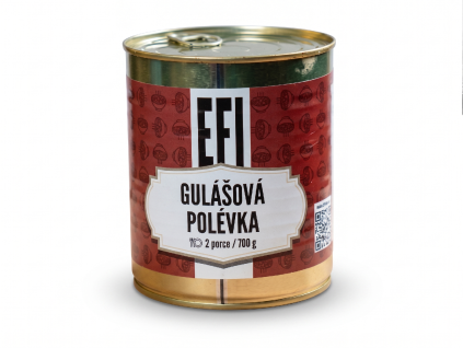 EFI Gulášová polévka 700g 2 porce (trvanlivost až 24 měsíců)