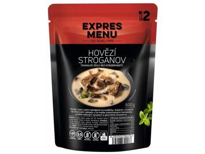 EXPRES MENU HOVĚZÍ STROGANOV