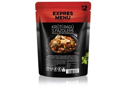 EXPRES MENU KRŮTÍ RAGÚ S FAZOLEMI
