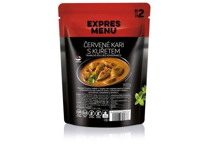 EXPRESS MENÜ PIROS CURRY CSIRKEVEL