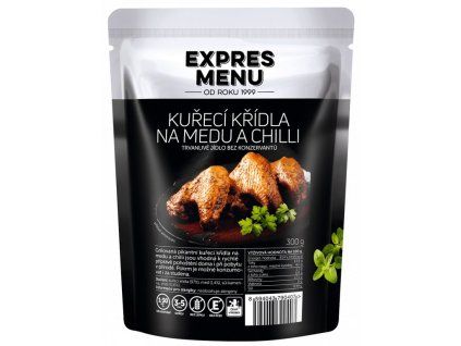 EXPRESS-MENÜ Hähnchenflügel mit Honig und Chili