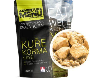 Erlebnismenü - Chicken Korma mit Reis