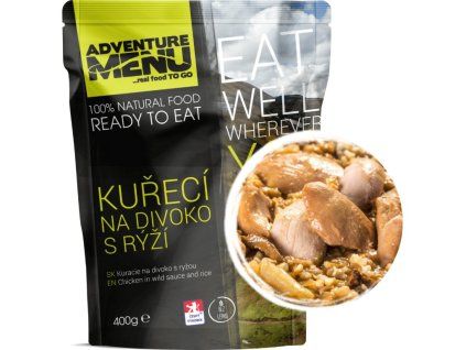 Menu przygodowe - Dziki kurczak z ryżem