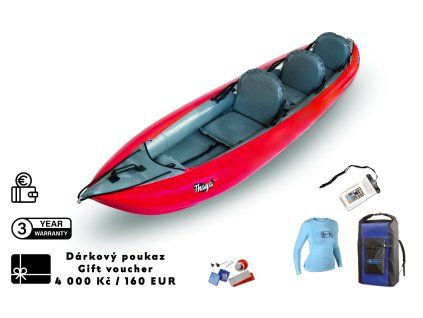 Gumotex kajak Thaya s poukazem  4 000 Kč (160 EUR)