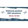 Dárkový poukaz 750 / 30 EUR