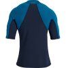 NRS Men’s HydroSkin 0.5 S/S Shirt - model 2025 (Velikost S, Barva Navy/Mykonos)