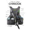 NRS Chinook Fishing PFD (Barva zelená, Velikost XS/M)